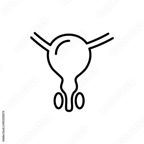 Prostate icon vector illustration web design element