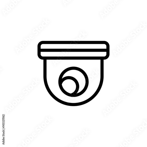 Security cam icon vector illustration web design element