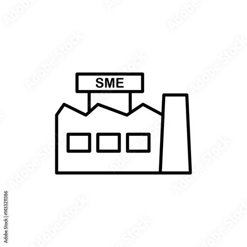 SME icon vector illustration web design element