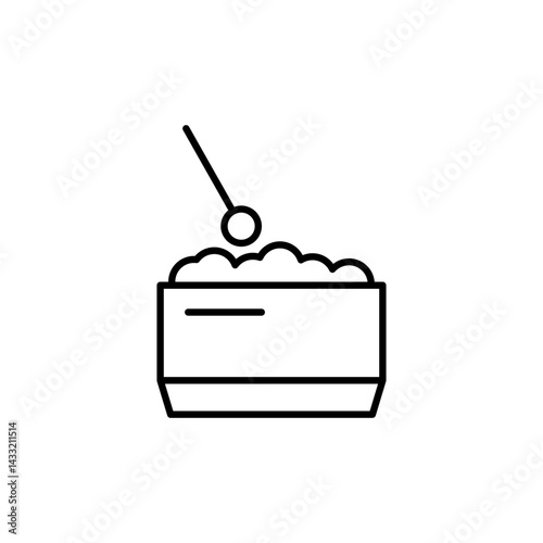 Spanish snack icon vector illustration web design element