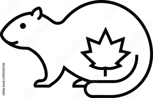 polar bear on a white background vector