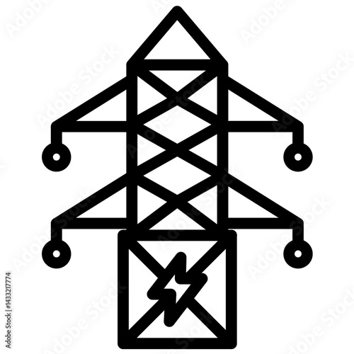 Electricity Grid Icon