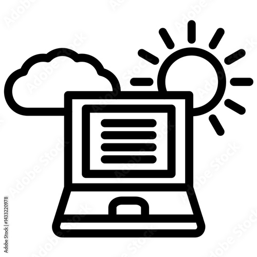 Digital Nomad Icon