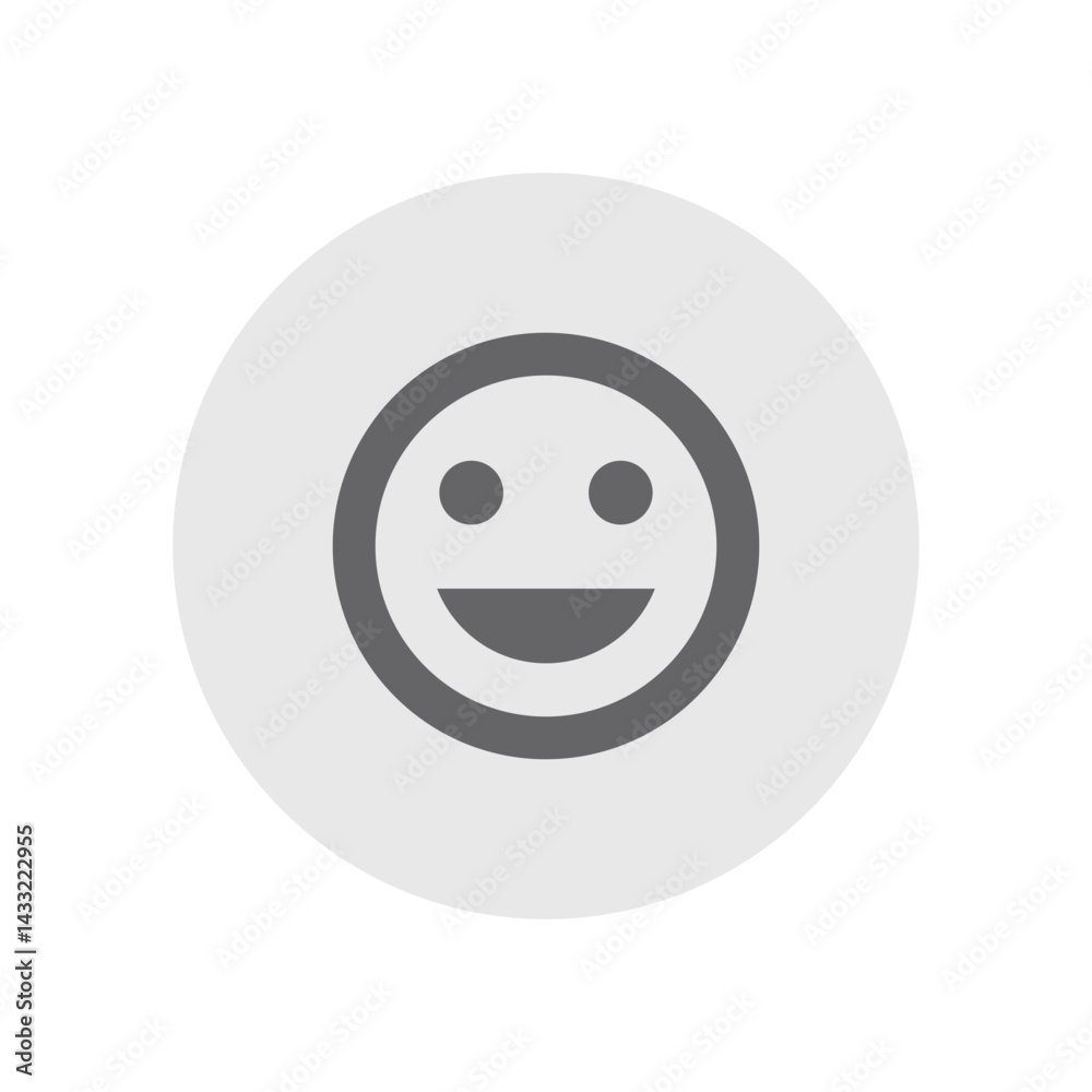 Fototapeta premium Smiling Face Tag