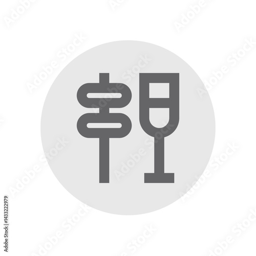 Tapas Food Outlined
