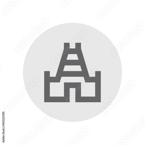 Hindu Temple Outlined