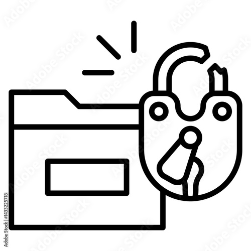 Data Leak Icon