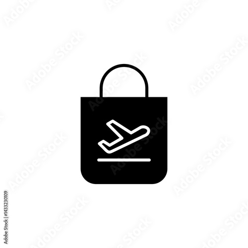 duty free icon vector sign