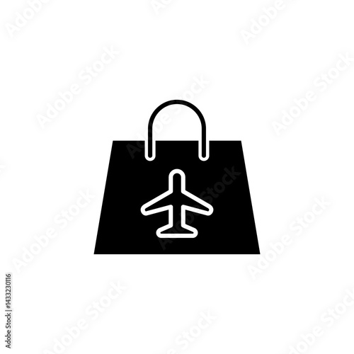 duty free icon vector sign