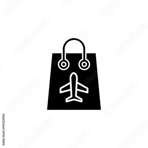 duty free icon vector sign