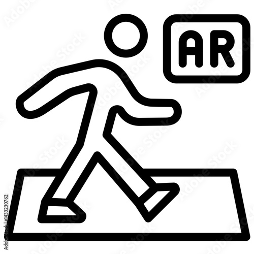 Ar Running Game Icon