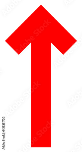 roter Pfeil nach oben png mit transparent hintergrund und isoliert