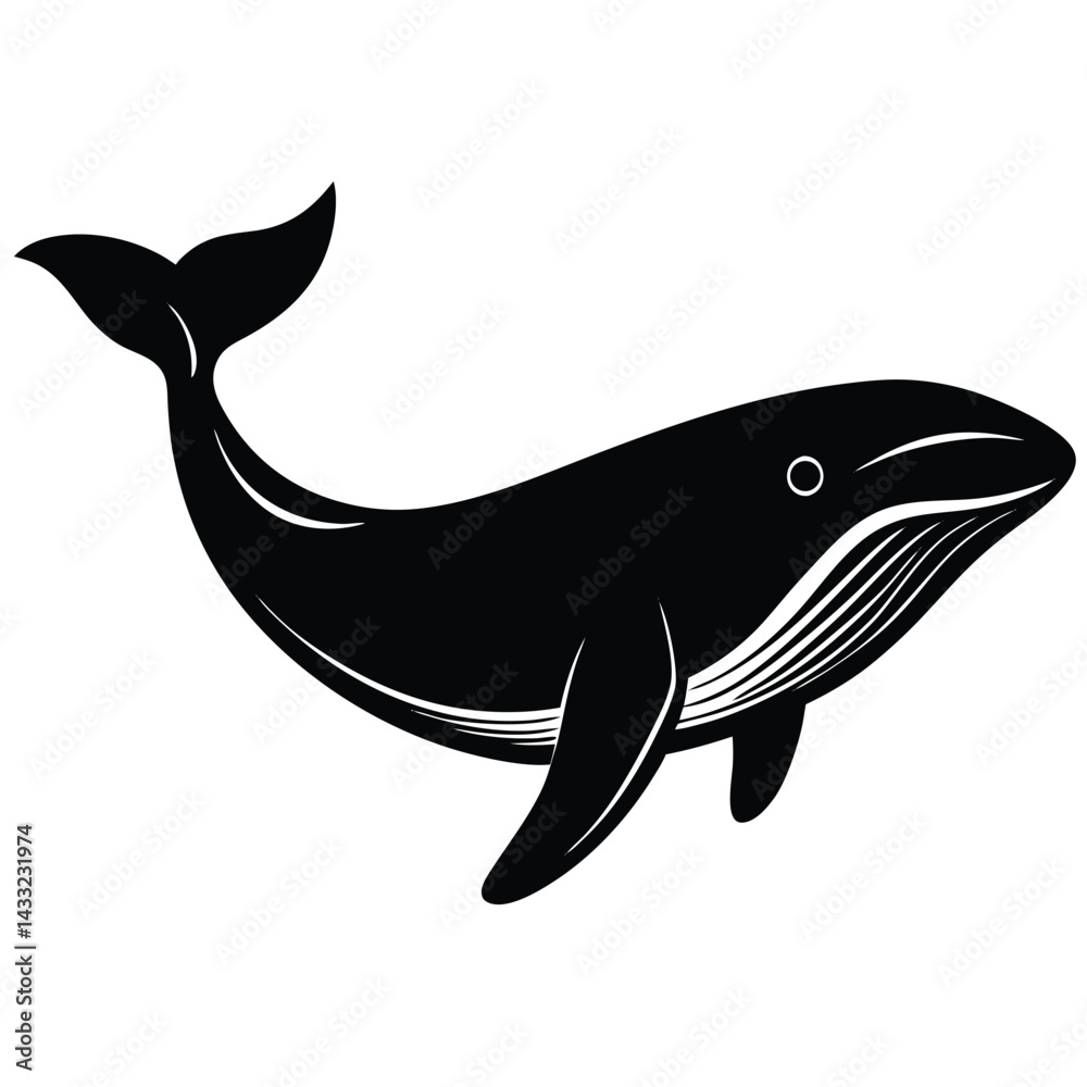 whale vecror sihouette whale vecror sihouette