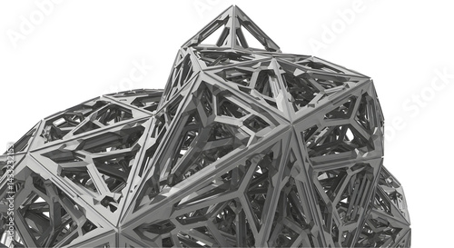 Foto Stunning Close-Up of a Crystal Structure: High-Resolution Image