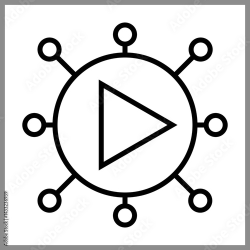 Streaming Service Icon Design