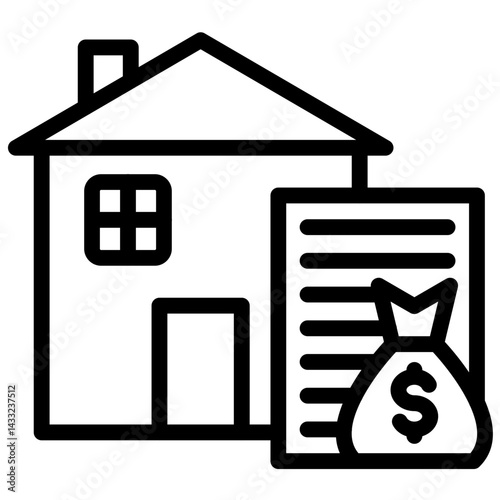 Home Mortgage Icon