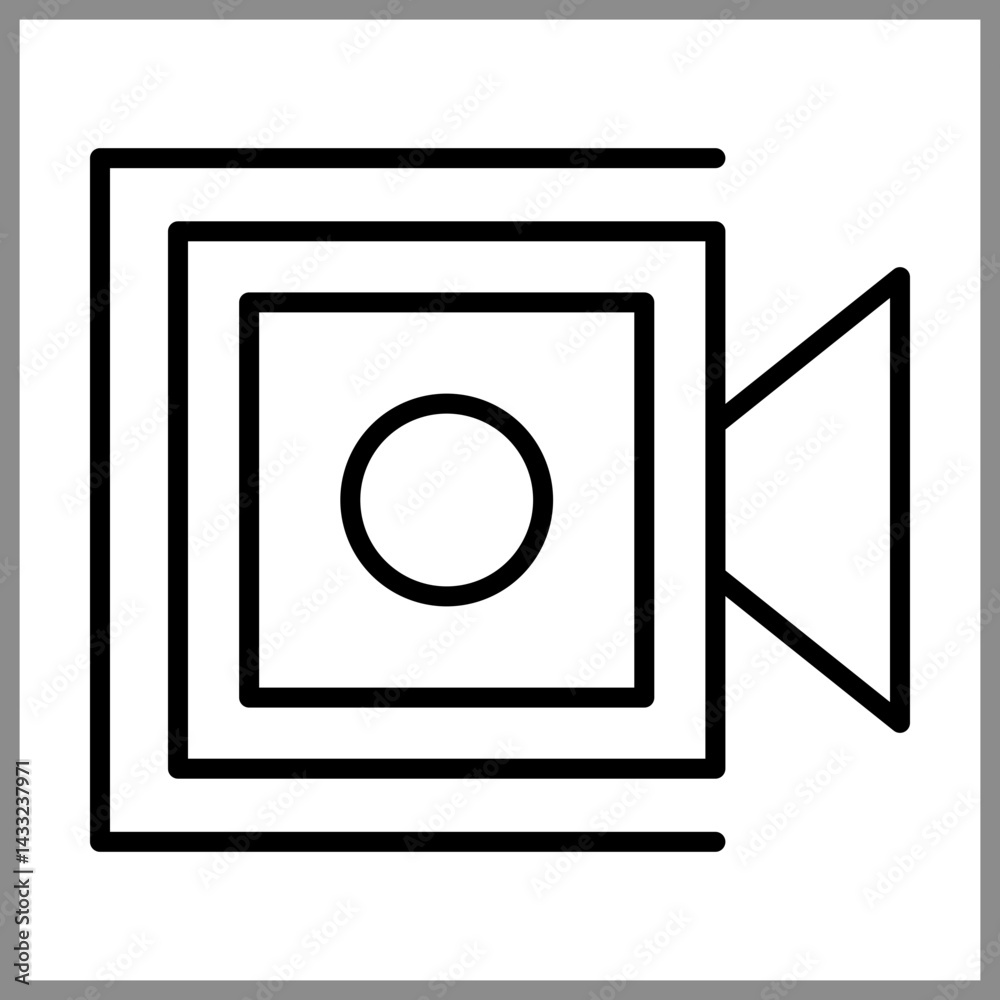 Camera Crew Icon Design Camera Crew Icon Design