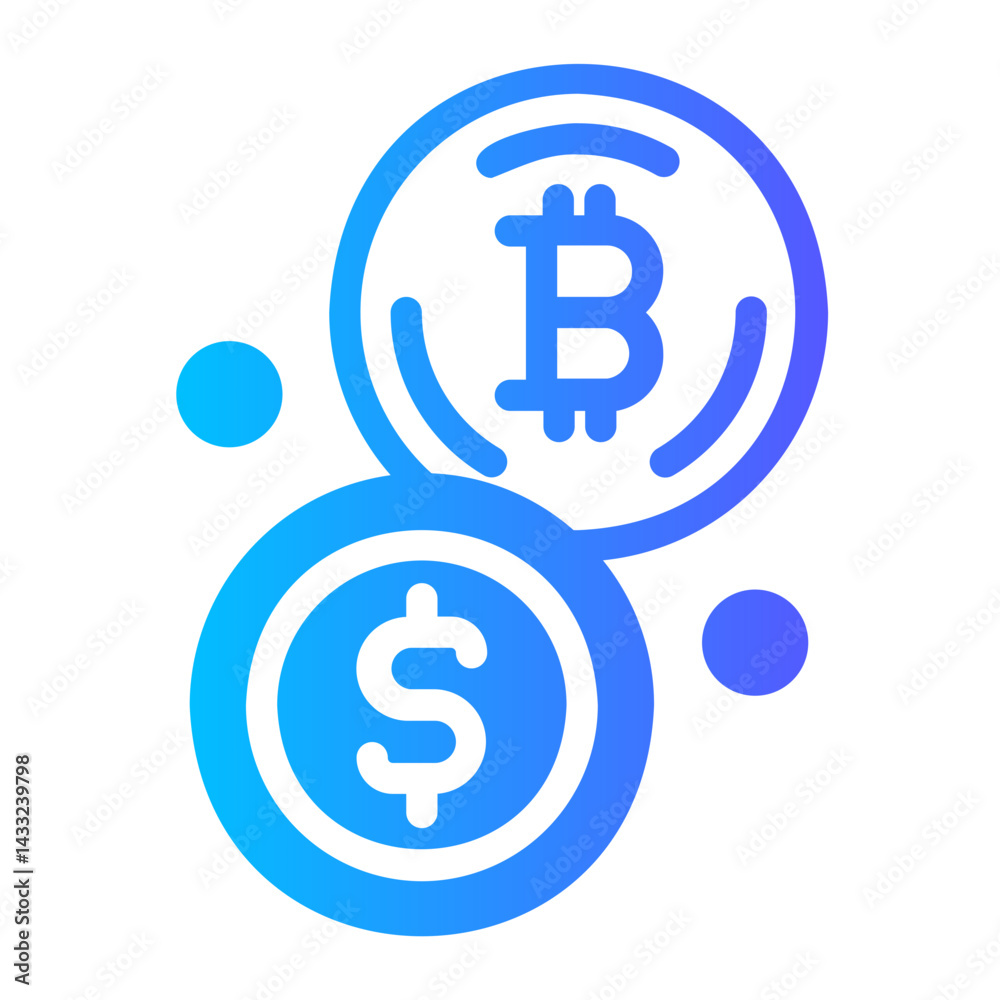 transaction gradient icon transaction gradient icon