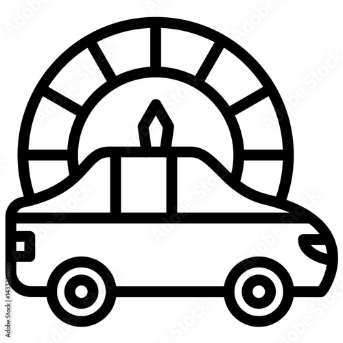 Mileage Icon