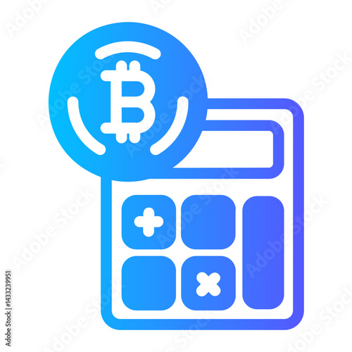 calculator gradient icon