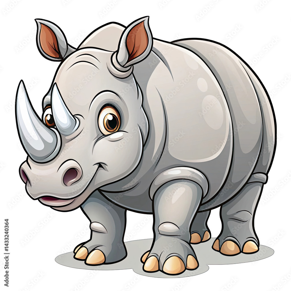 Fototapeta premium rhino vector illustration