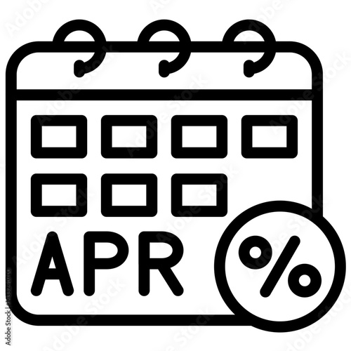 Annual Percentage Rate Icon