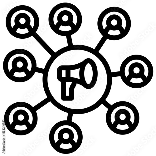 Viral Marketing Icon