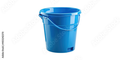 Wallpaper Mural Blue Plastic Bucket With Handle. Versatile Tool For Cleaning And Storage Isolated On Transparent Background Torontodigital.ca