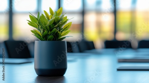 Potted plant on table