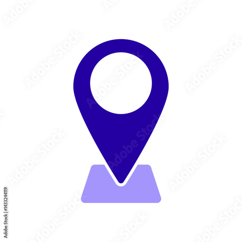 Free Download Icon a location, isolated against a clean background. - GFXLoad