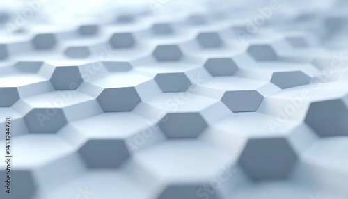 White honeycomb pattern backdrop