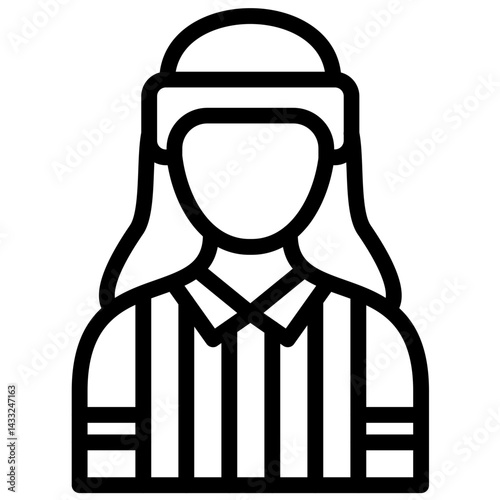Referee Female Icon