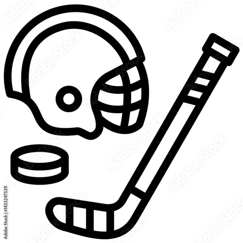 Ice Hockey Icon
