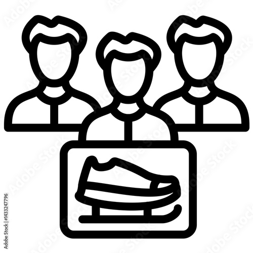 Group Skating Lessons Icon
