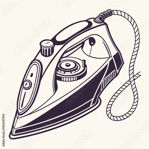 iron vector illustration