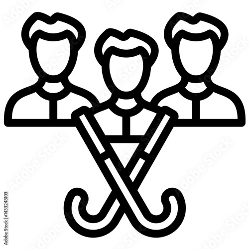 Field Hockey Team Icon