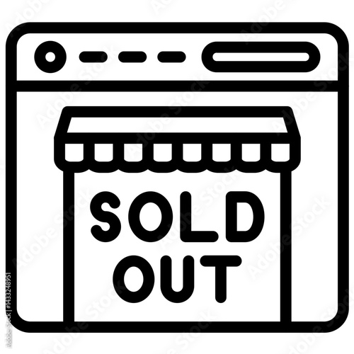 Sold Out Icon