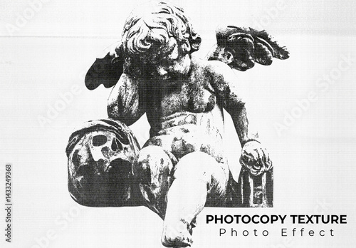 Photocopy Texture Photo Effect