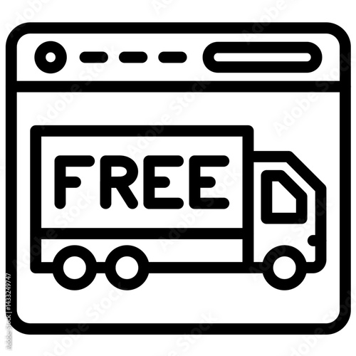 Free Shipping Icon