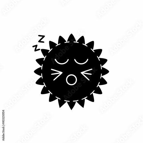 creative details Sleepy zzz icon vector Illustration