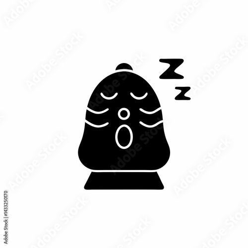 creative details Sleepy zzz icon vector Illustration