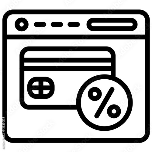 Credit Card Installment Icon