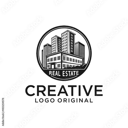 Real estate symbols for design and decorate