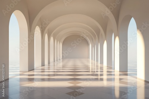 Arched hallway