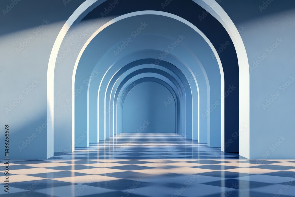 Obraz premium Arches leading forward