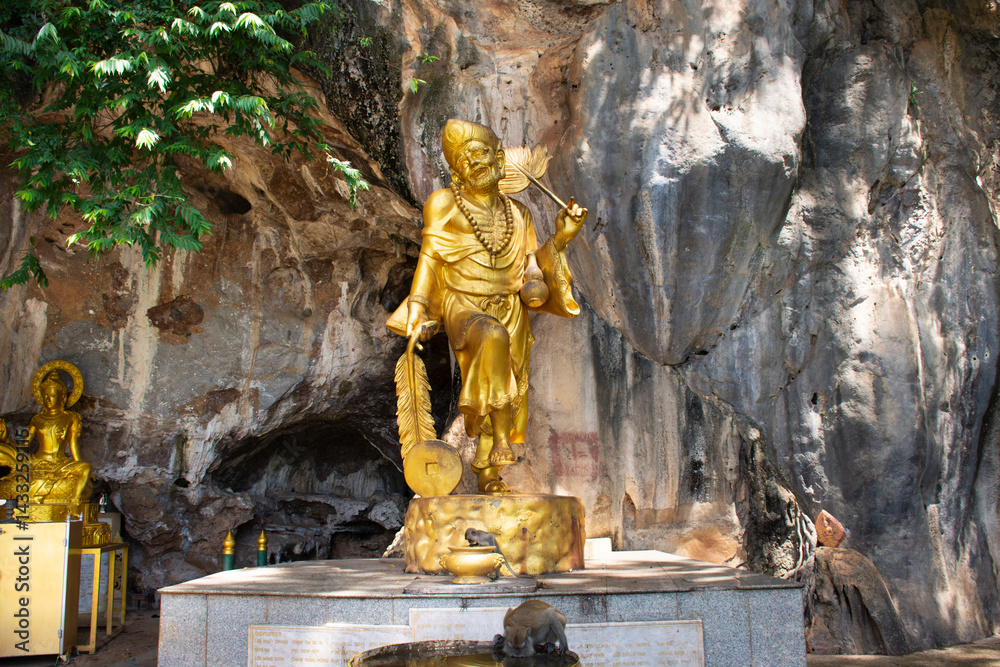 custom made wallpaper toronto digitalJi Gong chinese angel god statue for thai people and foreign travelers visit and respect pray at Wat Tham Sua or tiger cave temple on August 19, 2019 in Krabi, Thailand