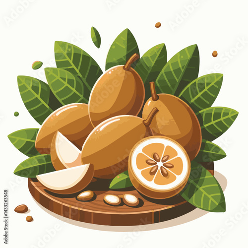 delicious, background, fresh, brown, natural, food, diet, fruit, sapodilla, sweet, healthy, organic, nutrition, closeup, health, juicy, ripe, agriculture, tasty, asian, asia, nature, vegetarian, vitam