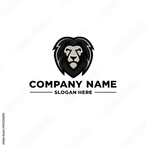 Powerful lion logo (1)