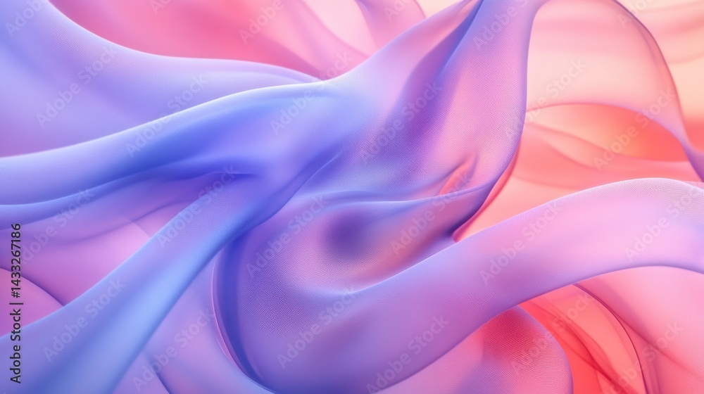 Obraz premium Swirling Smoke Trails Forming Delicate Abstract Pattern