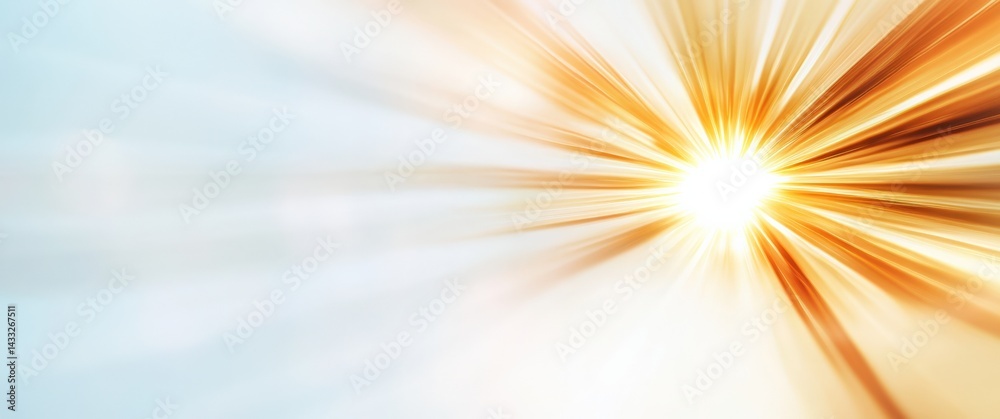 Obraz premium Bright light burst